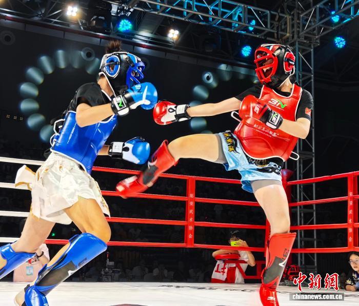 全国230余名青少年武术搏击选手在福建柘荣以武