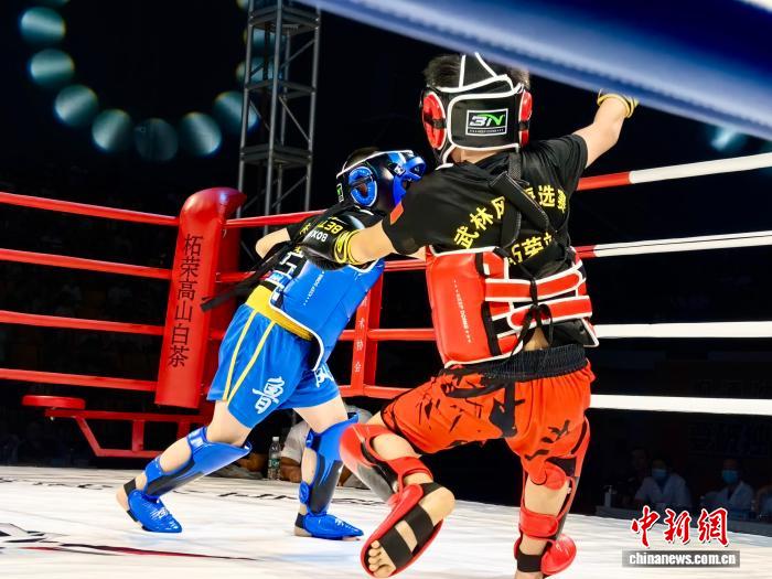 全国230余名青少年武术搏击选手在福建柘荣以武