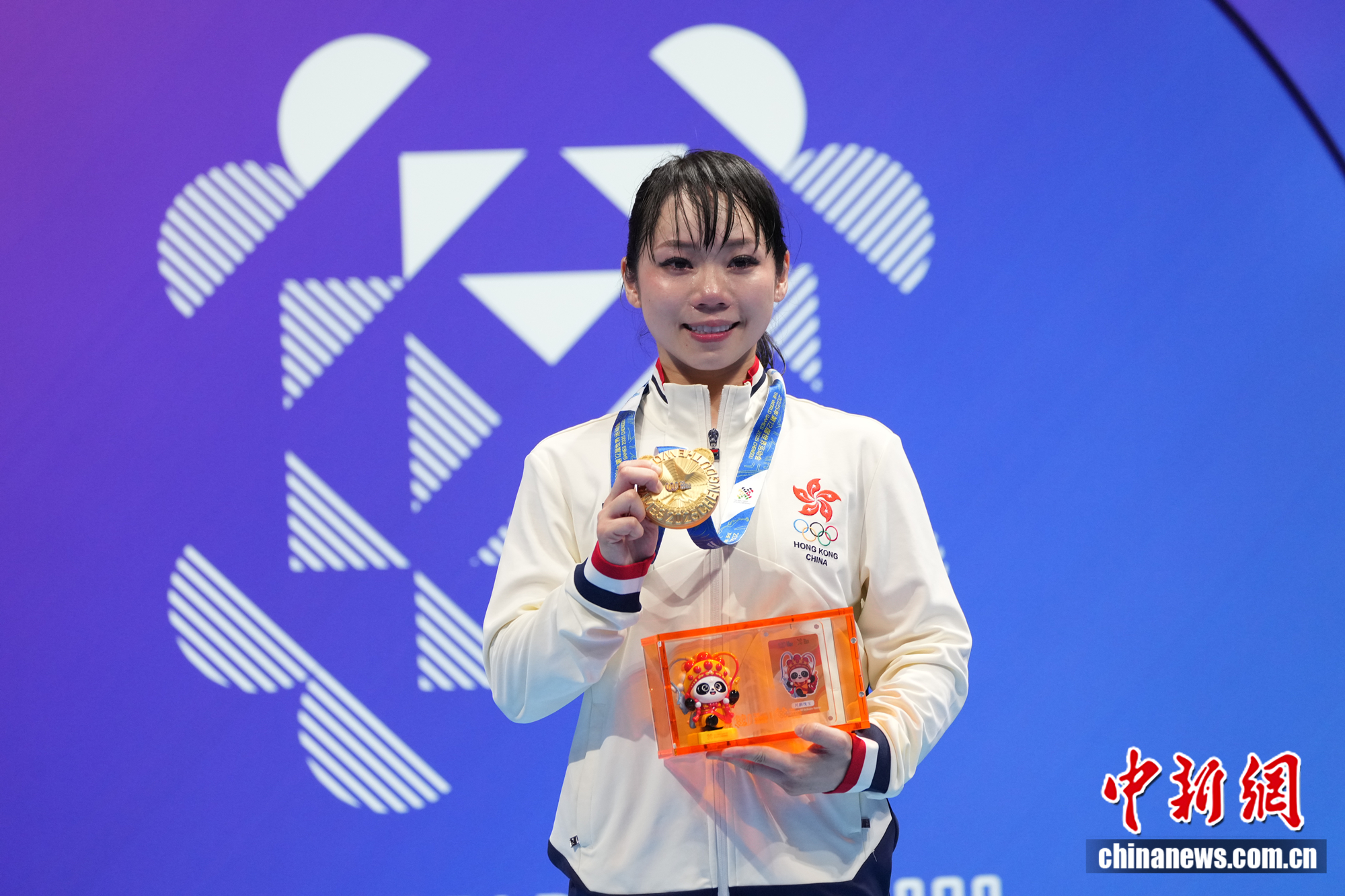 中国香港空手道名将刘慕裳成都世运会女子型夺