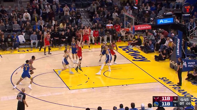 公牛新秀布泽利斯砍41分创历史纪录 打爆勇士助