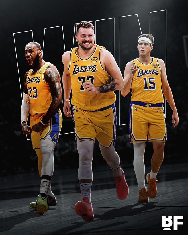 湖人6连胜坐稳西部第三 东契奇詹姆斯联手冲击总