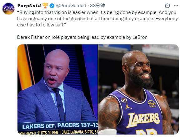 詹姆斯隔扣震撼全场 湖人客场力克步行者