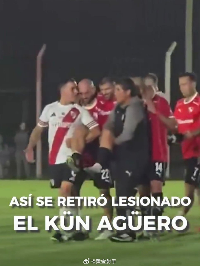 阿圭罗业余赛突遭肌腱断裂 需手术治疗